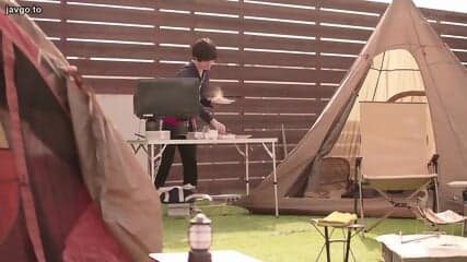 An unfaithful mother who tells her husband she's going on a solo camping trip and has an affair in a tent with a younger coach at her son's swimming school