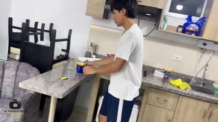 Juliana Palvin I Help My Sister to Cook Food in Kitchen