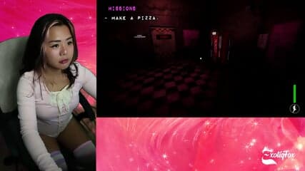 BIG TIDDY BITCH CHIKU IS CHASING ME! FAP NIGHTS AT FRENNI'S ExotiqFox FNAF Hentai Game Part 3