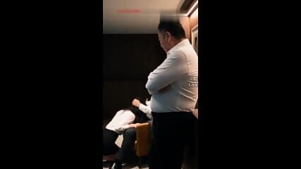 The Female Secretary Became Easy Prey For The Old Business Partner Boss