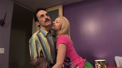Blonde Beauty Ally Ann Has Sex With A Much Older Man